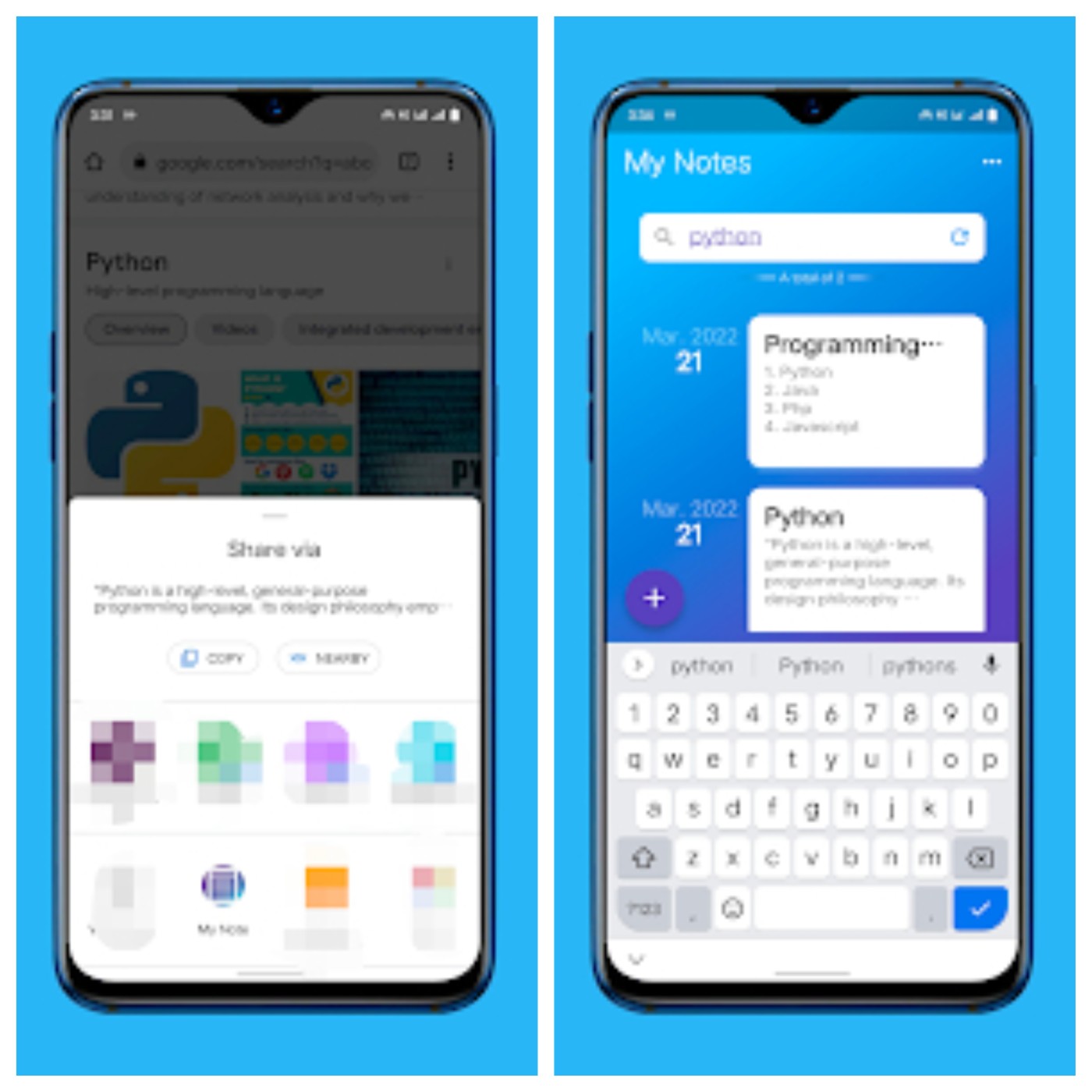 My Note Mobile App